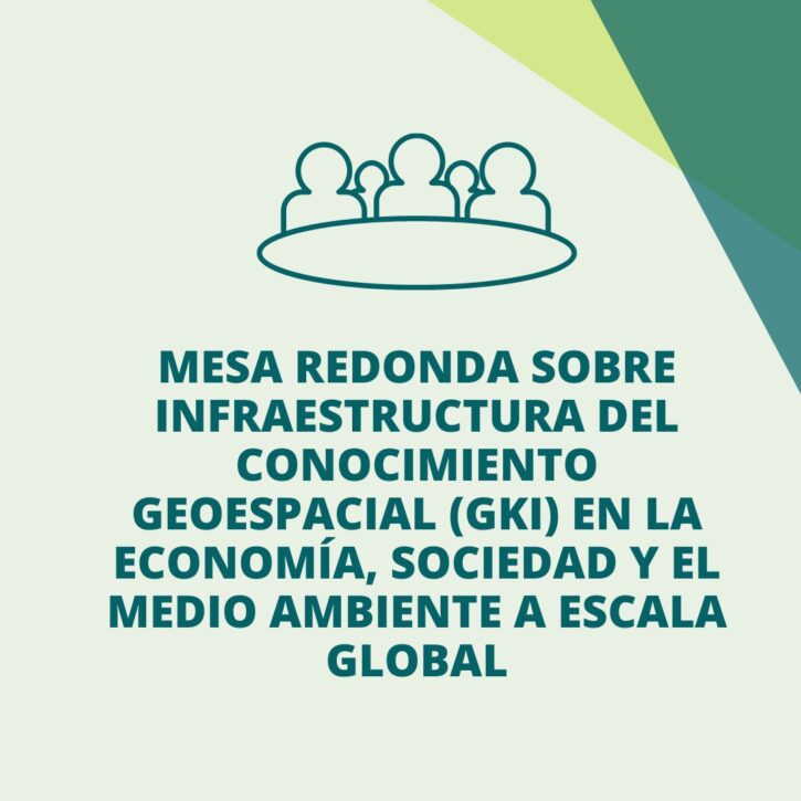 El IGN-JJHM participó en la Mesa Redonda sobre Infraestructura del conocimiento Geoespacial (GKI) en la economía, sociedad y el medio ambiente a escala global