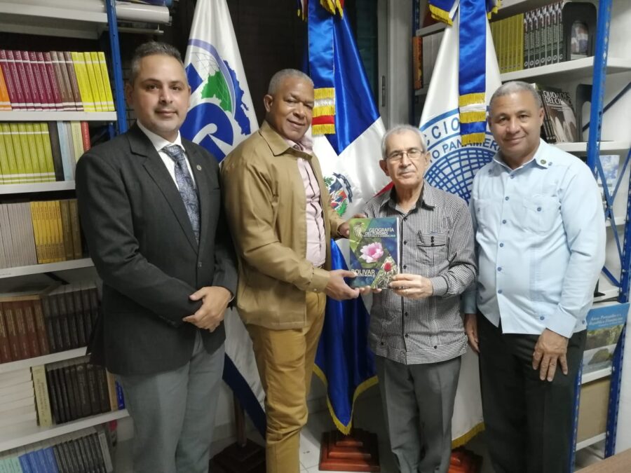 Director Instituto Geográfico Nacional “José Joaquín Hungría Morell” (IGN-JJHM) y presidente del Instituto Panamericano de Geografía e Historia (IPGH), Bolívar Troncoso Morales, recibe misión de la actual directiva del CODIA