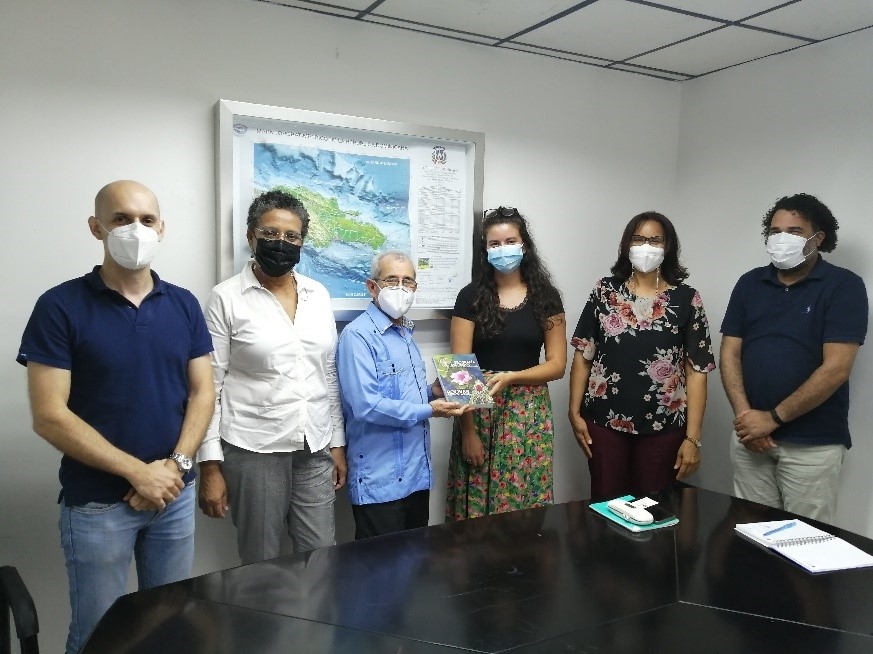 Director IGN-JJHM y presidente de la Sección Nacional del IPGH se reúne con Laurine Chapon del Instituto de Altos Estudios de América Latina de Francia