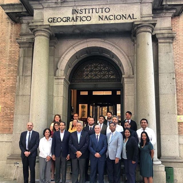 Delegación de la República Dominicana realiza visita técnica al Instituto Geográfico Nacional de España