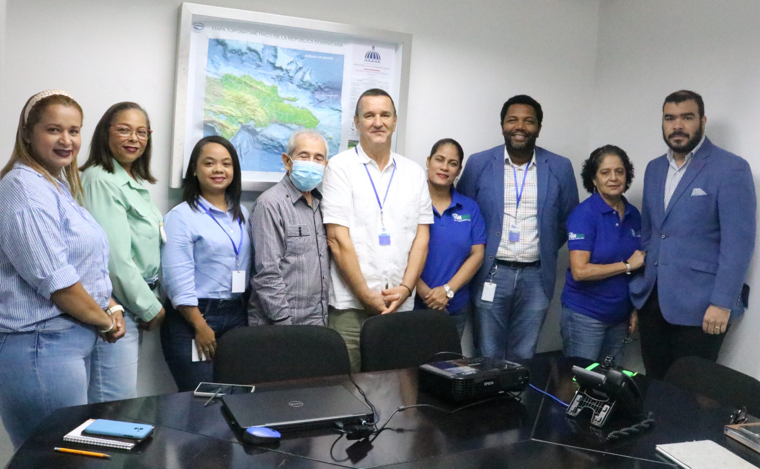 Especialistas del BID Visitan el Instituto Geográfico Nacional José Joaquín Hungría Morell